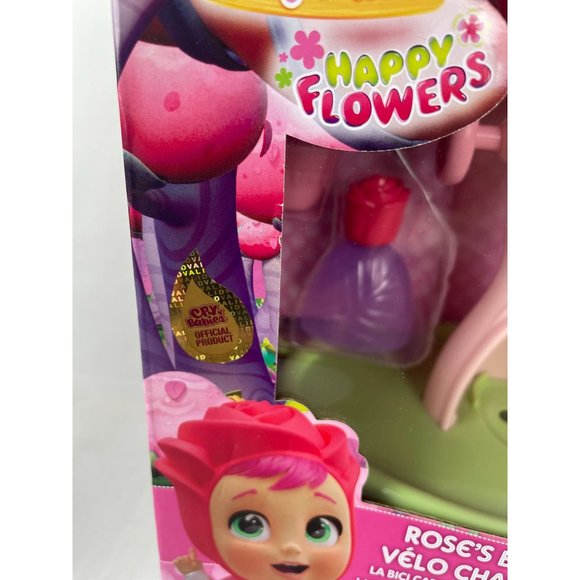 CRY BABIES Magic Tears Rose's Bike Cart Happy Flowers, Age 3+ - Picture 7 of 7